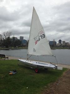 laser sailing dinghy