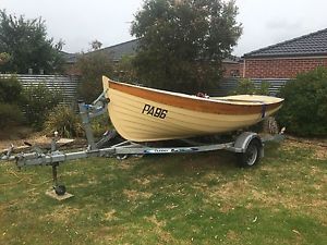 14ft Wooden Clinker boat