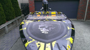 BULLET SPEED BOAT NO RESERVE RACE DRAG SKI SPEEDBOAT REGISTERED WITH TRAILER V6