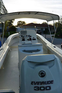 Privateer 24.5 with Evinrude eTec 300 hp