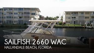 2008 Sailfish 2660 WAC