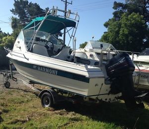 STEJCRAFT SEASPORT 5.25 METRE FISHING BOAT - 75 HP OUTBOARD MOTOR - REGISTERED