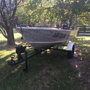 Aluminium 3.4 Meter Boat MOTOR AND TRAILER