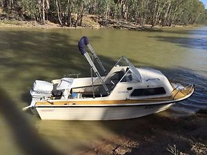 Fibre glass fishing boat