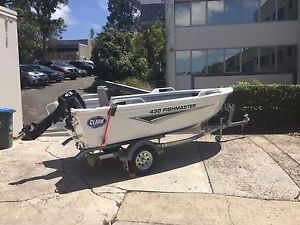 2016 CLARK 4.30 FISHMASTER (TILLER) ALUMINIUM BOAT - TINNIE - FISHING
