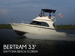 1989 Bertram 33 Flybridge Cruiser II