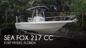 2002 Sea Fox 217 CC