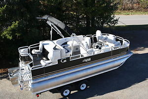 New 20 ft Quad  Fish pontoon boat with High performance tubes