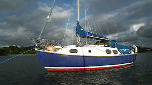 Westerly Nomad 22 foot GRP bilge keel yacht with yanmar diesel inboard engine