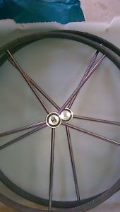 STEERING WHEEL. LEATHER BOUND [GREY]
