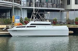 Hartley 22ft Cabin Cruiser Fishing Boat Weekender Registered with Tandem Trailer