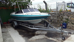 fletcher  arrow 21 foot speedboat project mercrusier 3.7 inboard bamber trailor