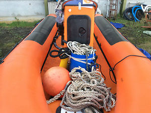 Humber Assault 5.5meter Rib (dive or other boat) with Evinrude Engine & Trailer