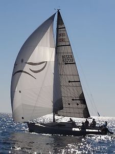 C&C SR 33 Racing yacht sailboat with Triad Trailer North sails, Raymarine