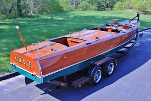 1934 Hutchinson 28' Triple Cockpit Gentleman's Runabout