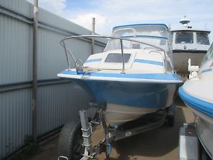 seafarer half cabin hull and trailer only