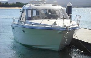 Nissan not Haines , Quintrex or Barcrusher boat, diesel engine.