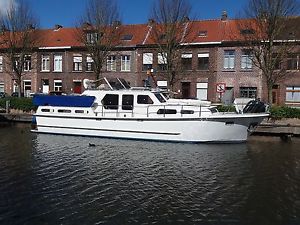 Aquacraft 12.6m steel cruiser coastal river canal boat