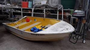 De Havilland Seabird 12 foot aluminium tinny with 5HP outboard