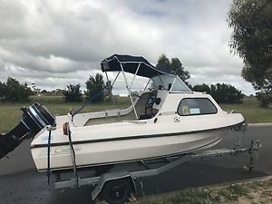 4.2m Caribean Runabout Fibreglass halfcab