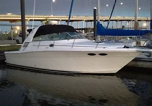 2000 Searay Express 330 34ft twin screws with 7.4 MPI only 630 hours on engines