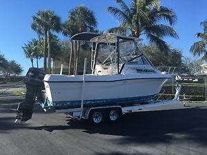 1990 Grady White 232 Gulfstream w Yamaha OX66 250Hp Outboard Trailer Fishing