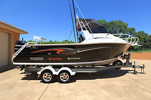 2008 Trailcraft Trailblazer 660 Aluminum 6.6m Cuddy Cabin 225Hp Mercury Optimax