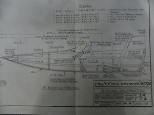Mini Speed Boat Plans "HECKLE"