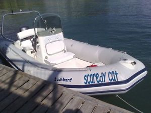 2007 Bombard Explorer SB500 RIB boat Yamaha 60hp fourstroke outboard and trailer image 1