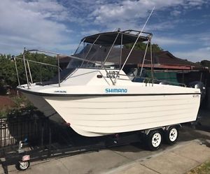 SHARKCAT 5.65M HARDTOP BOAT!