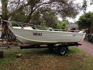 STACER 4.6M TINNY AND TRAILER GOOD CONDITION NO MOTOR