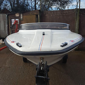 14ft shakespear speed boat on trailer just add water and a engine