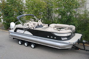 New 27 Ft Tahoe Vision pontoon boat with 300 Verado Mercury and trailer