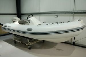 BRIG EAGLE 380H RIB  BOAT WITH EVINRUDE 40 E-TEC OUTBOARD MOTOR