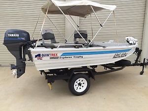 Quintrex Trophy Explorer 385 fishing boat