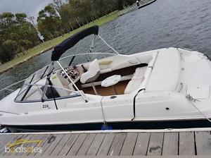 MONTEREY 236 SI MONTURA BOAT CRUISER + 2004 FULL ALUMINIUM TANDEM TRAILER
