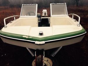 1973 Glastron Aqualift with 1968 Evinrude 55 HP with trailer
