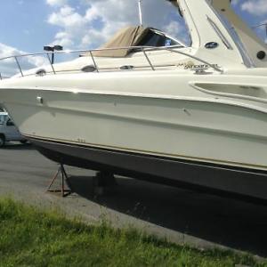NO Reserve: 2001 Sea Ray Sundancer 340: 142 engine hrs 8.1L Mercruiser