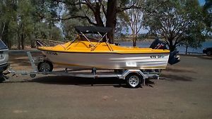 Steber 475DF Cuddy maybe the best original one available Haines Quintrex Fish