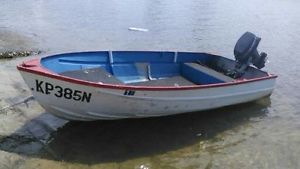 aliminium12ft(3.6m) runabout registered till 28/01/2018 with 15hp yamaha