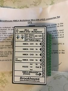 Brookhouse WiFi NMEA 0183 multiplexer for the iPad, iPhone, iPod touch, Windows