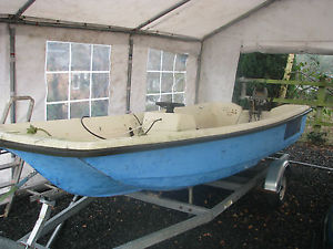 14ft Dory Boat Project  Inc Trailer and 15hp Suzuki outboard