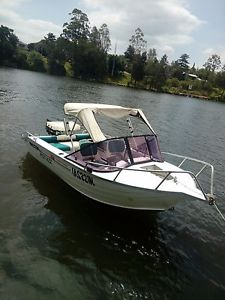 savage tropical series 4200 power boat 2002 4.45m.
