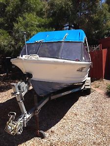 quintrex 4.4 aluminium boat tinny