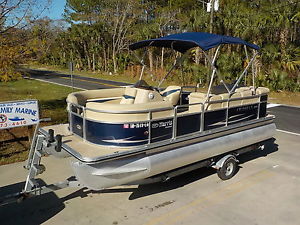 NICE- 2012 HARRIS CX200 FAMILY PONTOON BOAT MERCURY 60 HP 4-STROKE 65 HOURS DECK