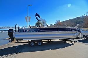 SUN TRACKER 24 FISHIN BARGE XP3 150HP *HD PICS* LOADED