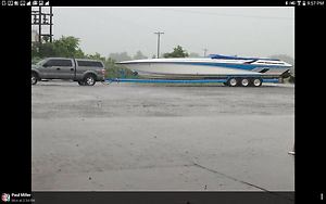 Boat, 42   Fountain Lightning  with triple axle trailer  LOW RESERVE
