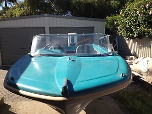 Vintage 1964 Canberra Ski Boat with West Bend Outboard Motor 80HP