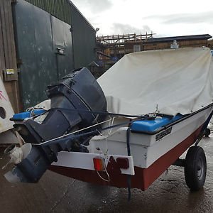 dejon 14ft fishing boat+trailer 40hp yamaha outboard +aux plus extras