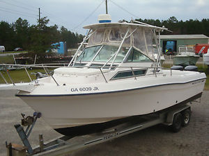 1989 Grady White 232G Gulfstream Twin 150 Yamaha - Hardtop - Bracket
